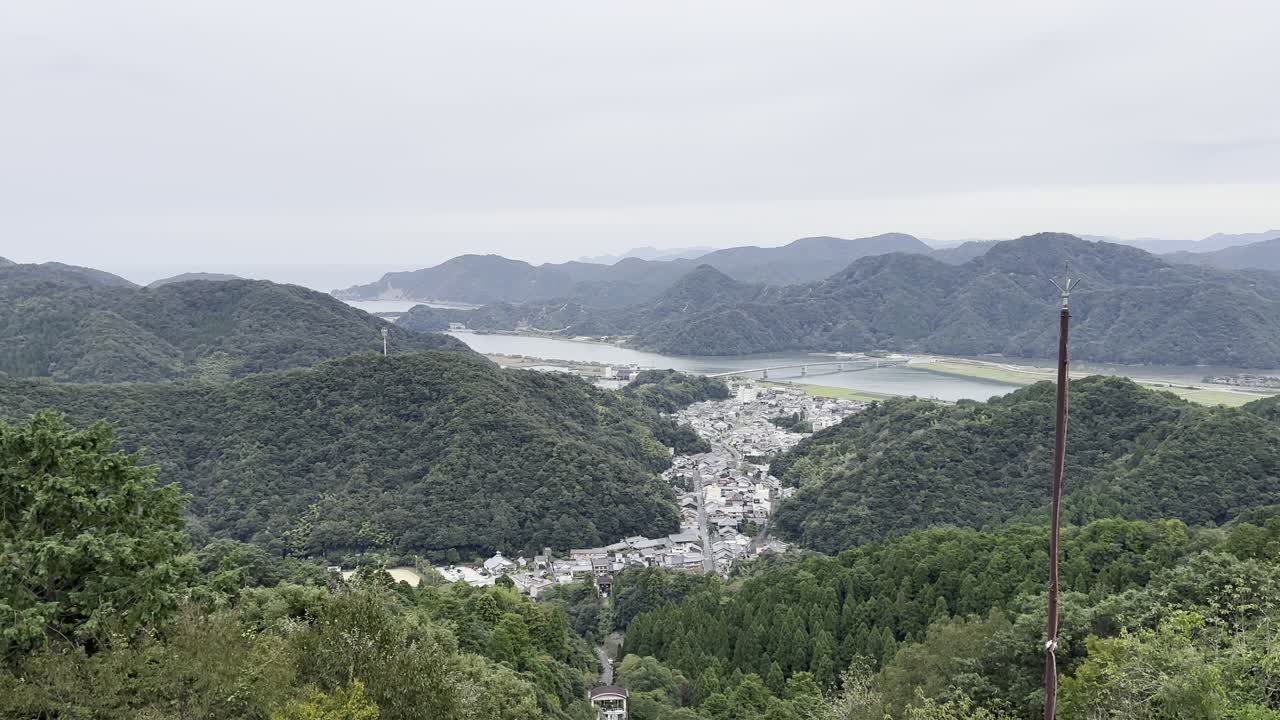 panorama skyline in kinosaki japan