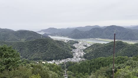 panorama skyline in kinosaki japan