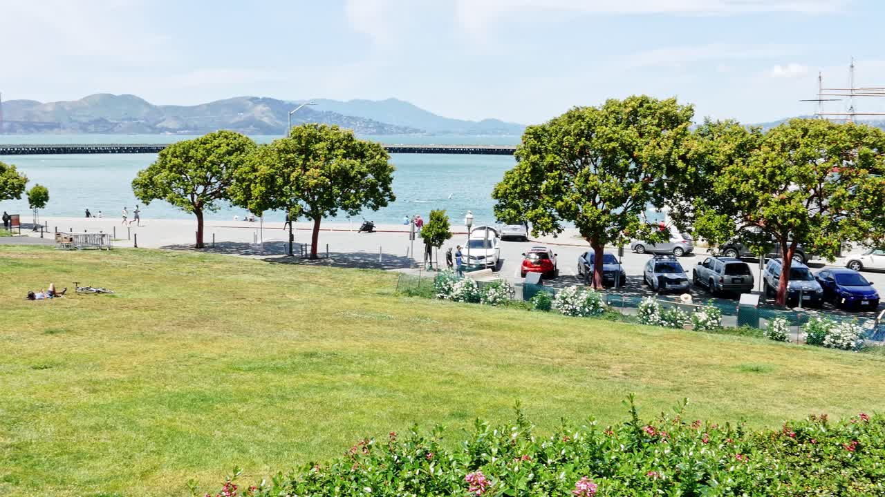 Social distancing in parks families get out to help there mental help during lockdown from covid-19 stay at home order