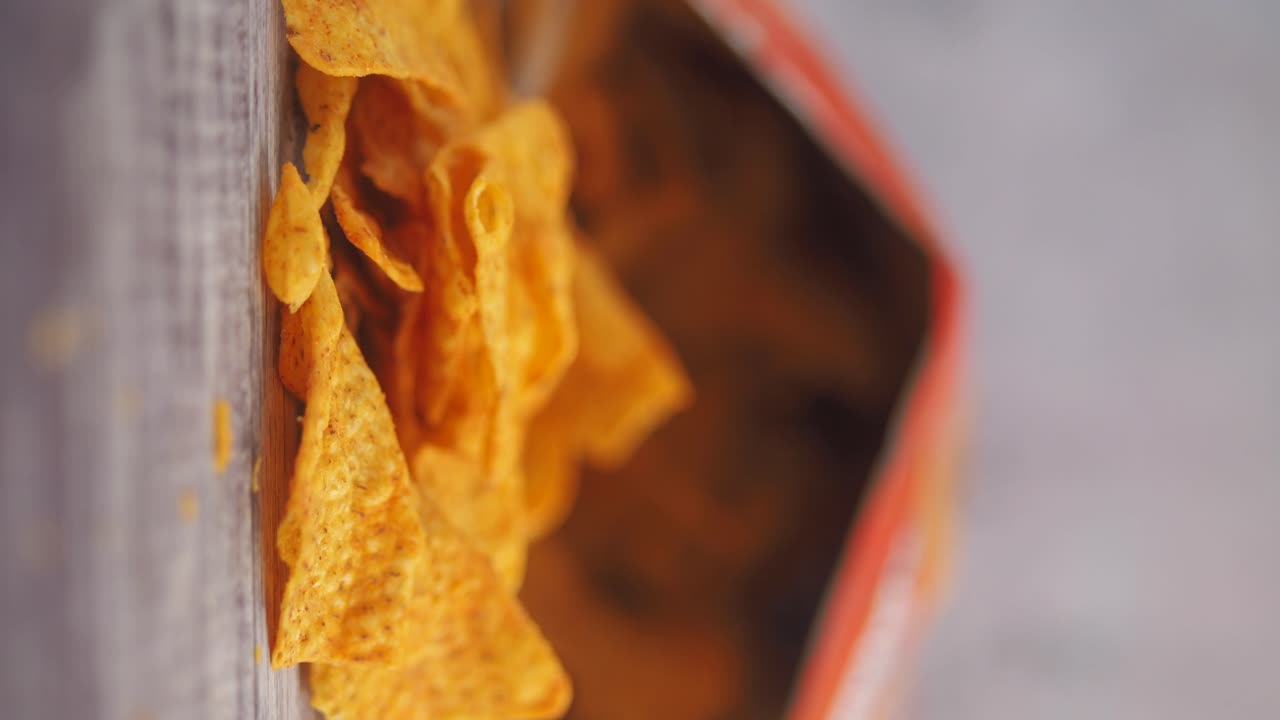 Close-up of tortilla chips