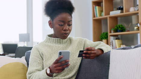 woman shopping online with a phone