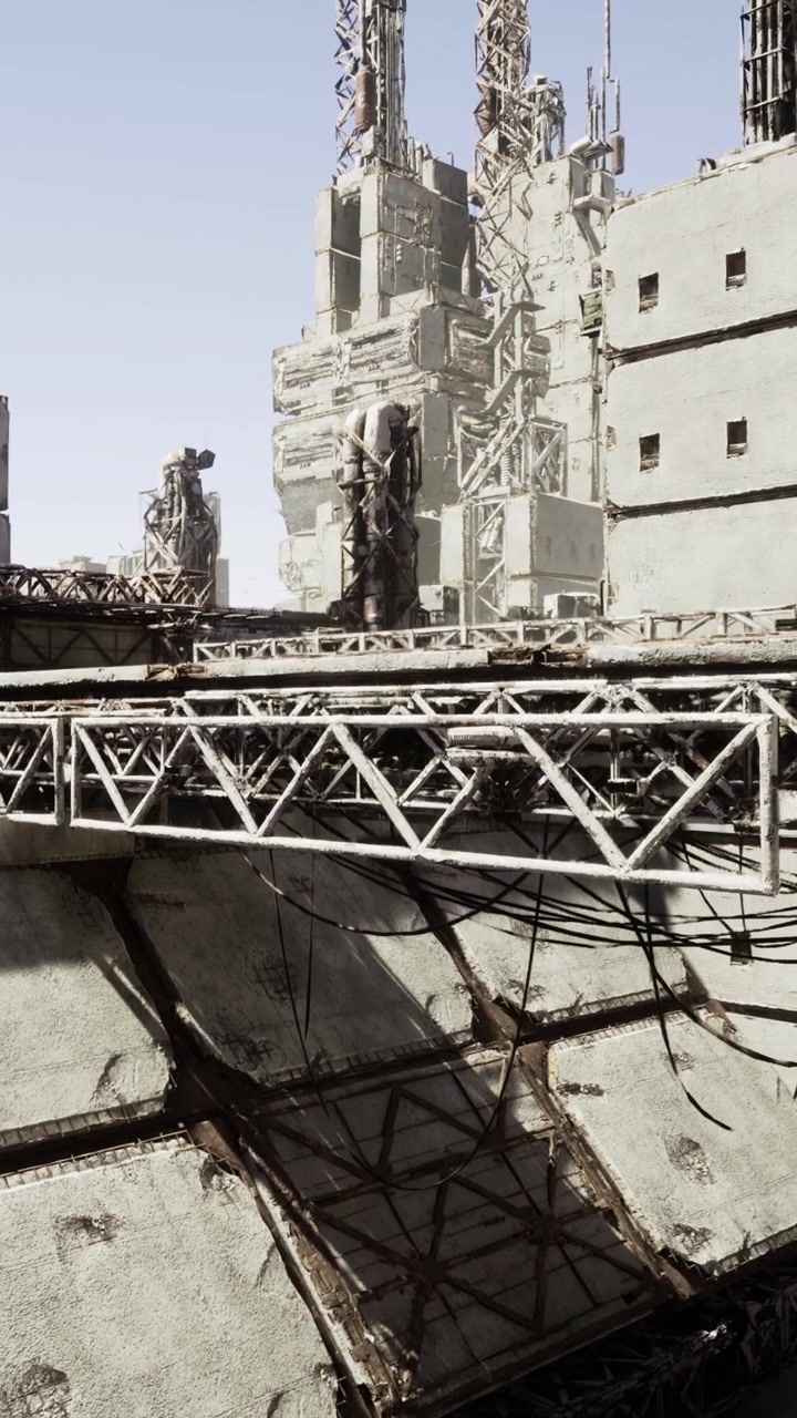 Structures and machinery in an industrial area during daytime