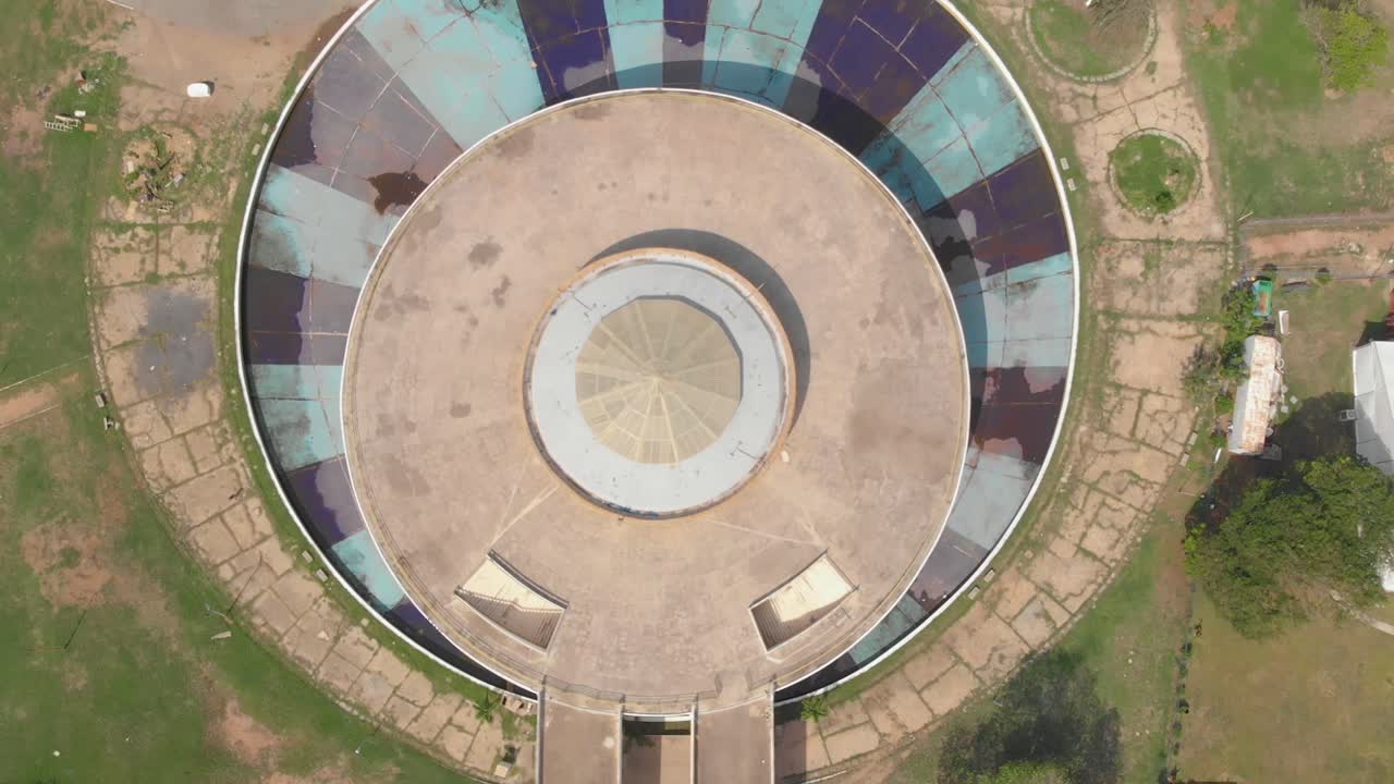 Ghana Trade Fair Pavalion close aerial shots