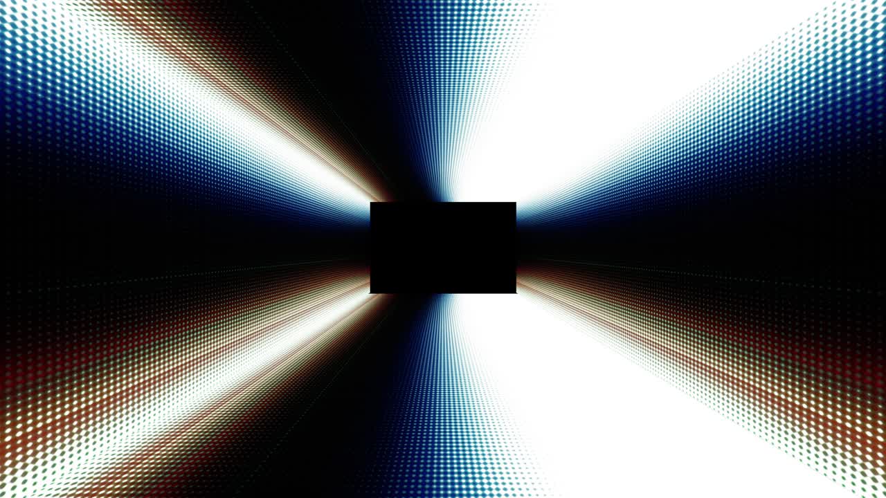 glitch loop de túnel impulsado por tempo abstracto analógico con textura de píxeles un ritmo frenético de alto contraste impulsado por animación de forma de distorsión de tv abstracta con líneas de escaneo y brillos.