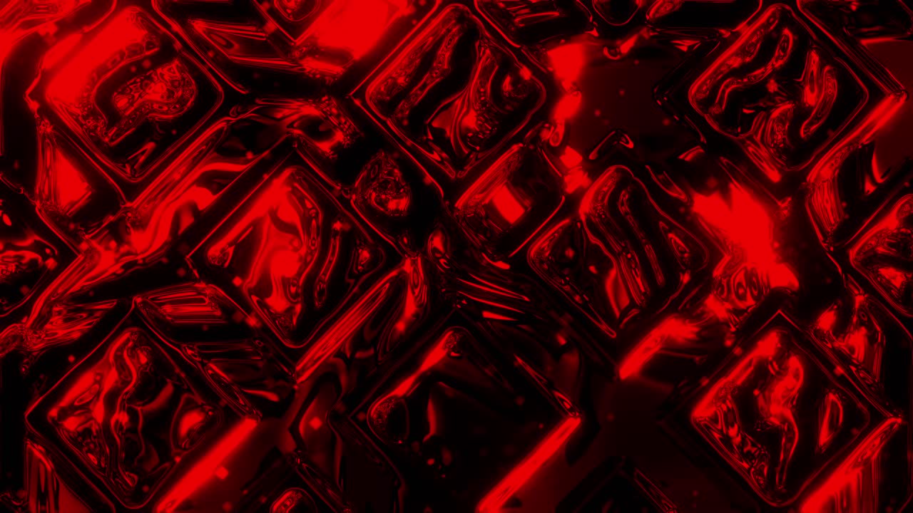 animación de fondo generado por computadora de cubos de vidrio brillantes rojos