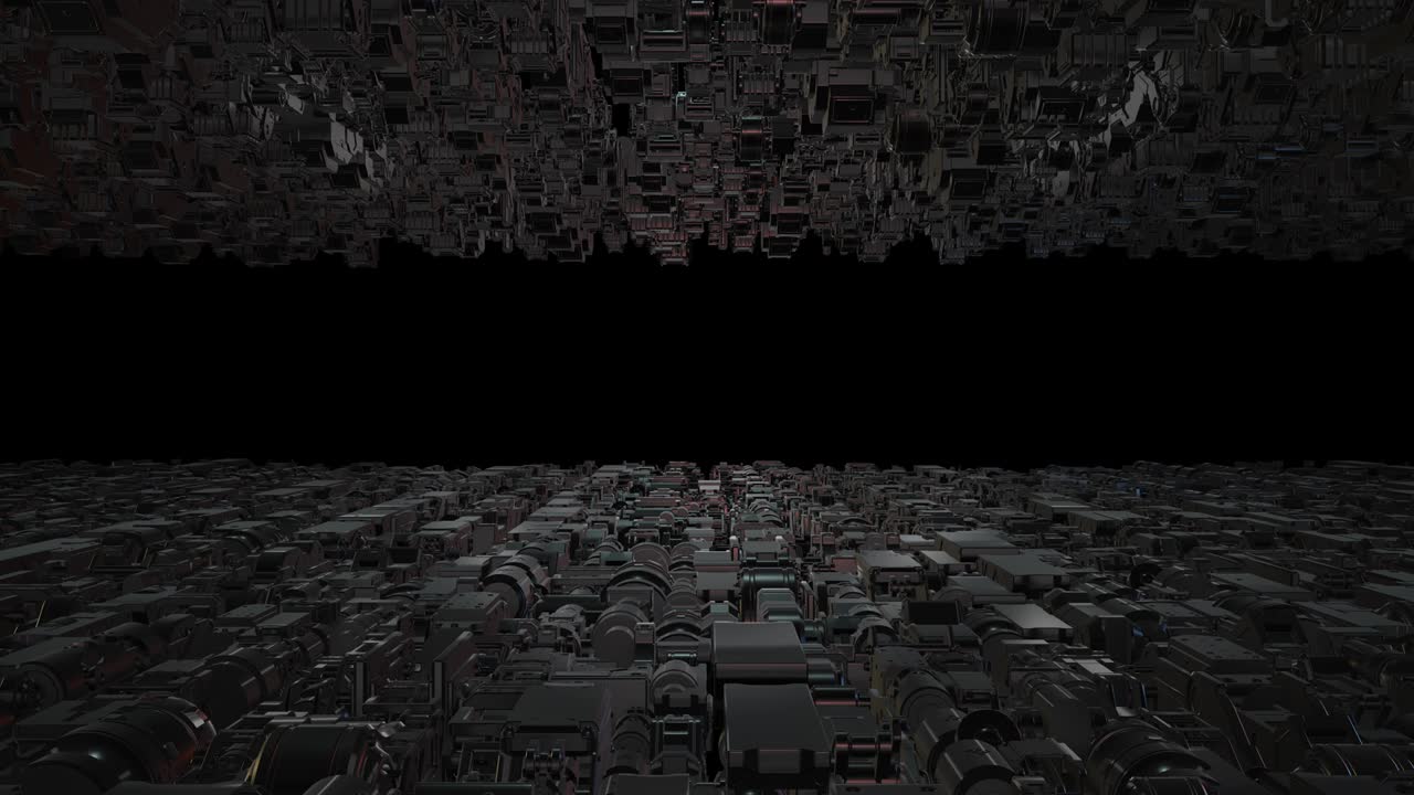 nave espacial moviéndose lentamente en el espacio exterior