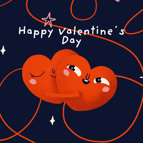 cute cartoon hearts for valentine's day