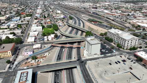 highways running through downtown el paso, texas