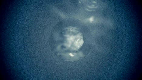 abstract background animated irregular sphere