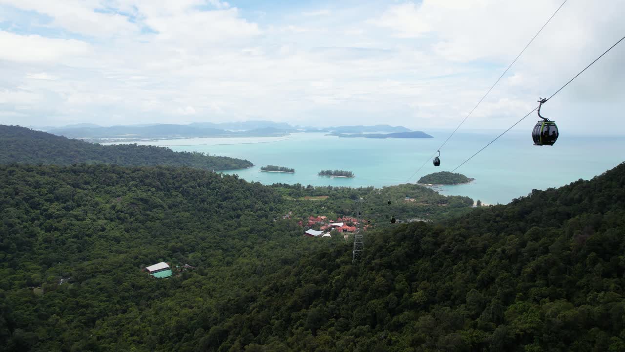 Langawi sky cab in Langkawi, Malaysia