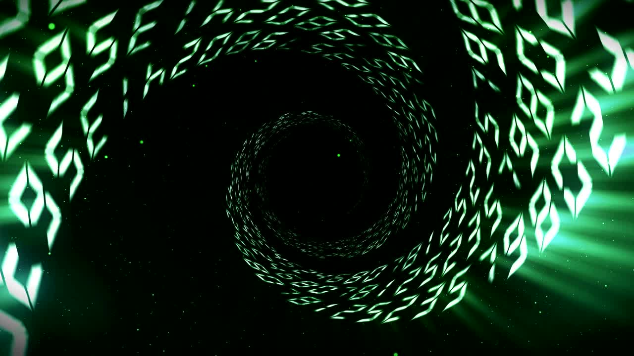 Spin of Numbers background,CG animation,Loop