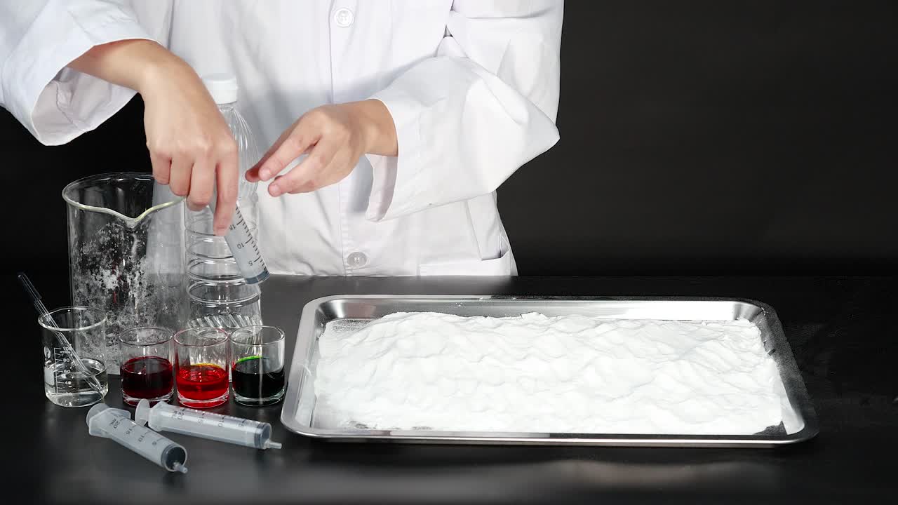 베이킹 소다와 식초에 대한 과학 실험