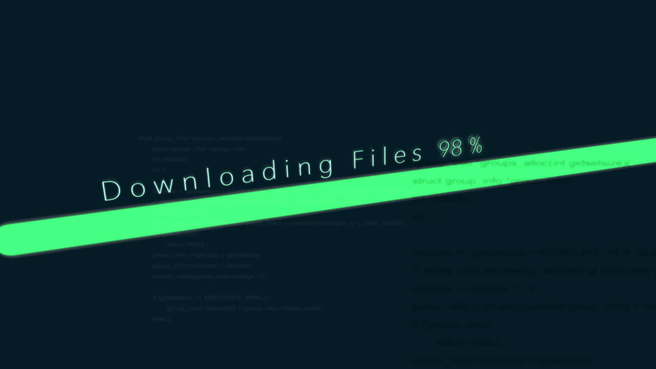 파일 다운로드 진행