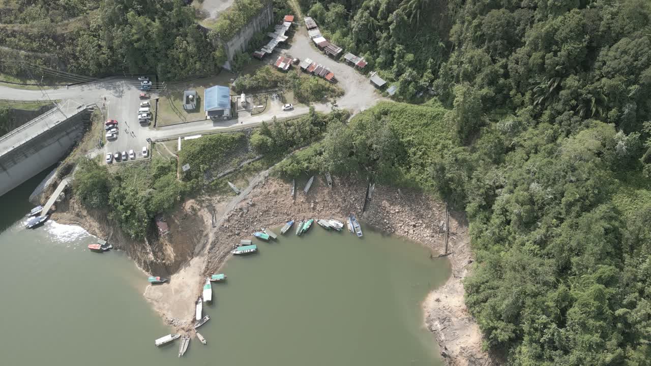 Bengoh Dam,Sarawak-Kalimantan borders,with a scenic boat ride to Bengoh Dam by Susung Waterfall and other cascading wonders, drawing local resemblance to the junglesof "Jurassic World."