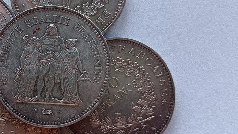 french old coins in rotation
