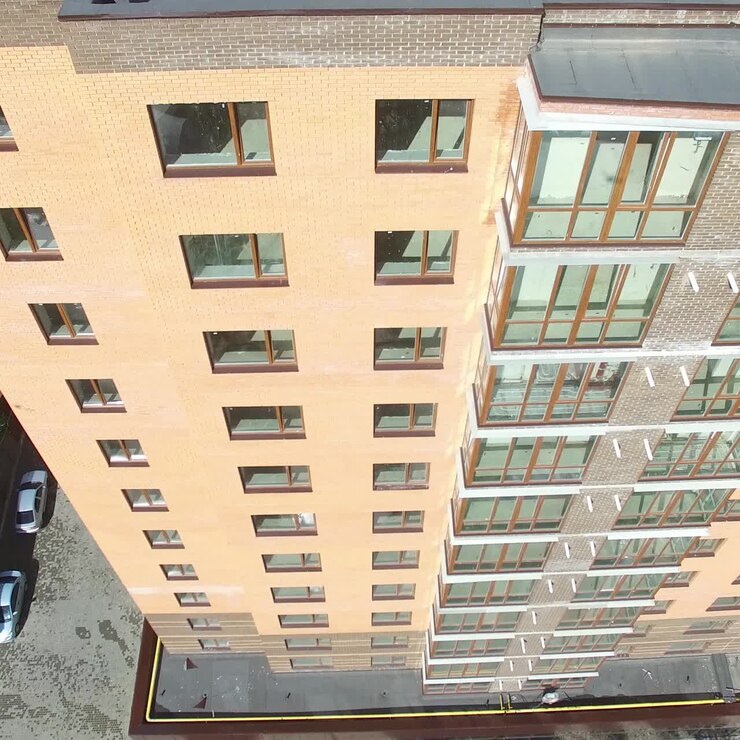 Moderne nybygget boligområde