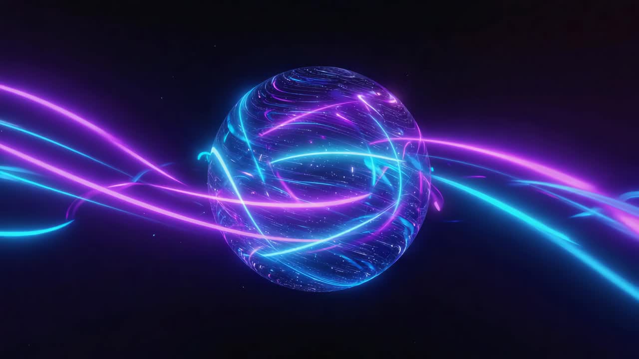 Abstract Glowing Sphere
