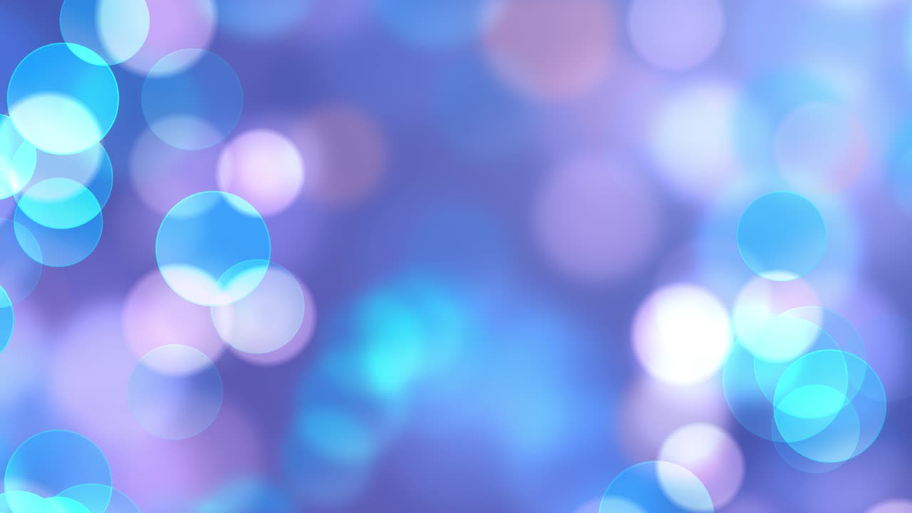 4k brillo azul y naranja luces de enfoque suave parpadeando animación de bucle.