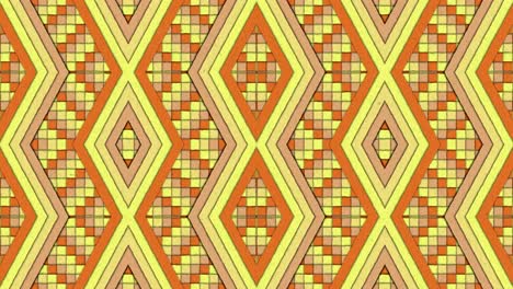 kaleidoscopic shapes stripes and squares colorful seamless looping background