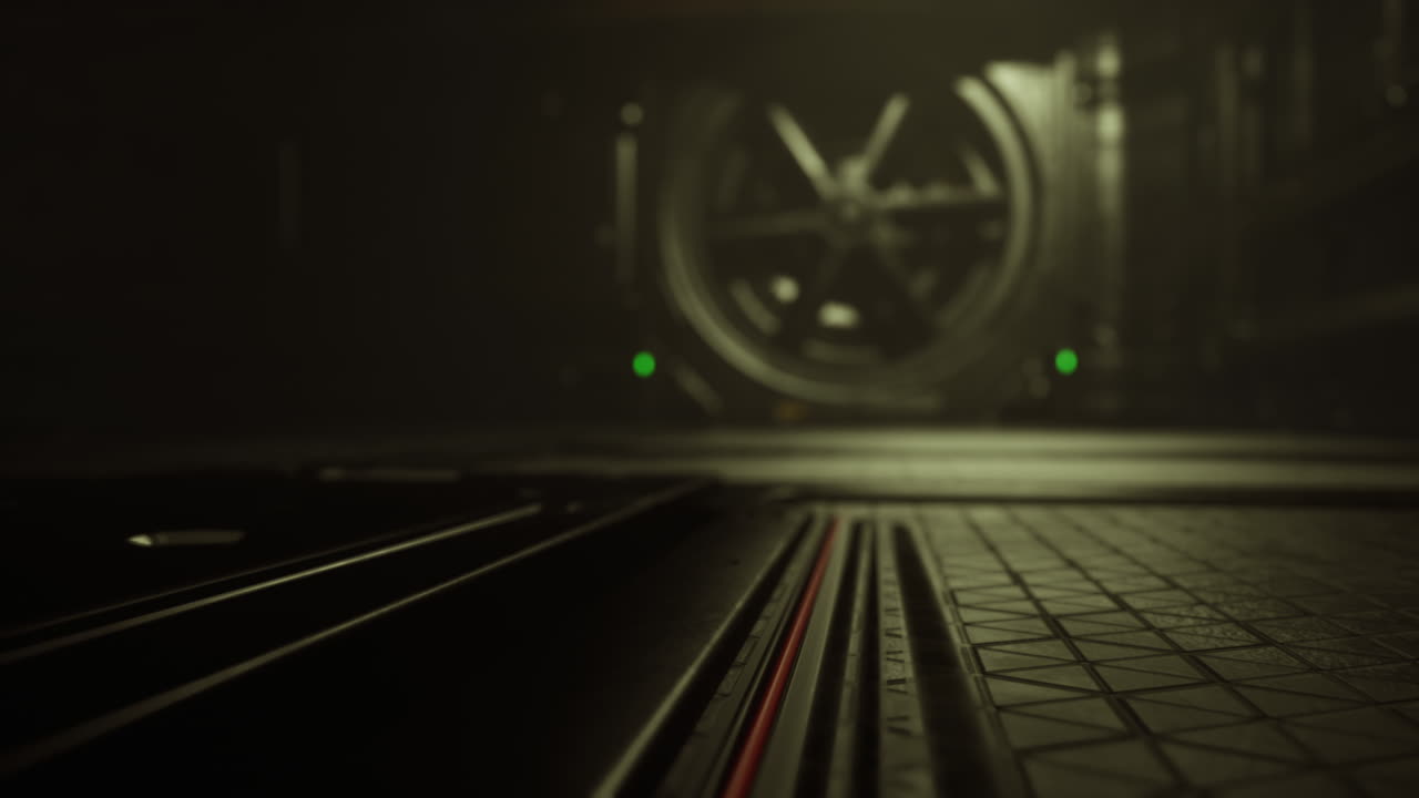 sala de máquinas industriales oscura