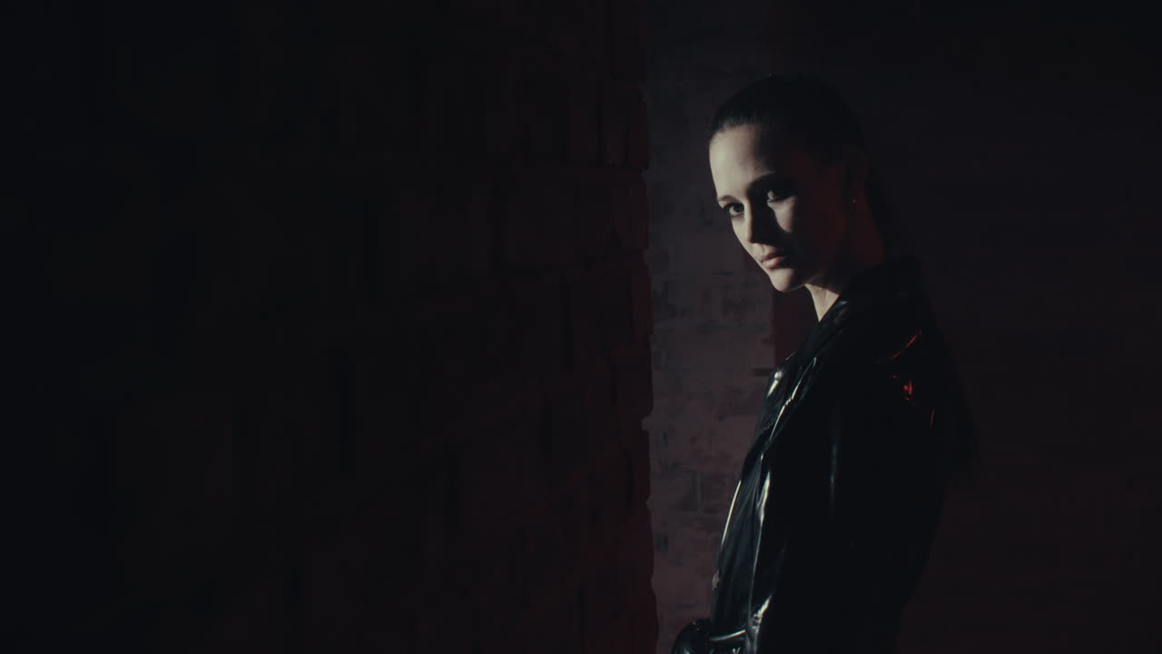 Dark Fashion Portrait of a Woman