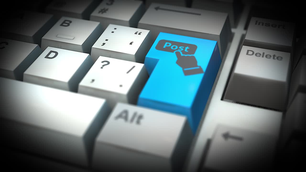Post Button On Computer Keyboard