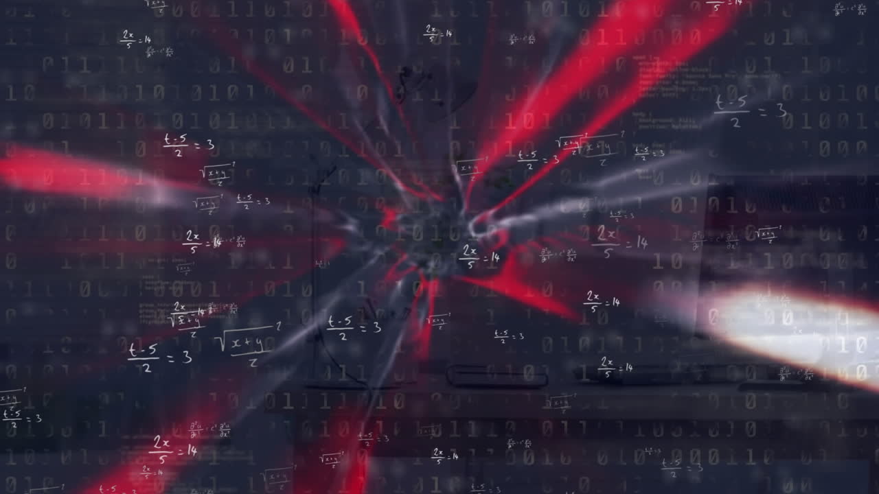 Animation of mathematical formulae and data processing