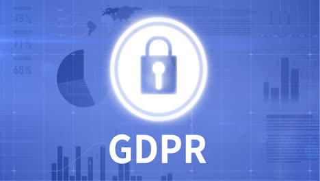 íconos de seguridad en internet video 4k