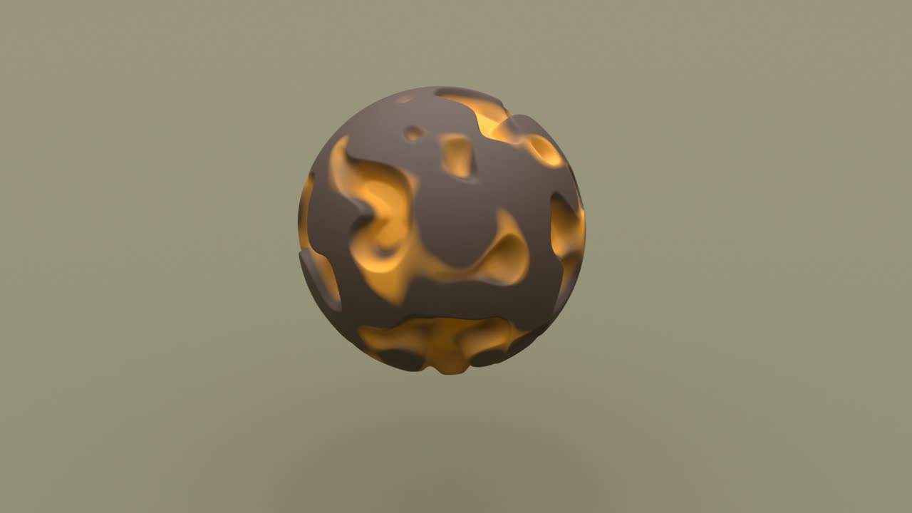 esfera abstracta arte digital tecnología futurista intro capaz de hacer un bucle sin problemas 4k