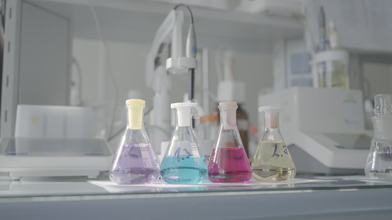 Laboratory Experiment with Colored Solutions