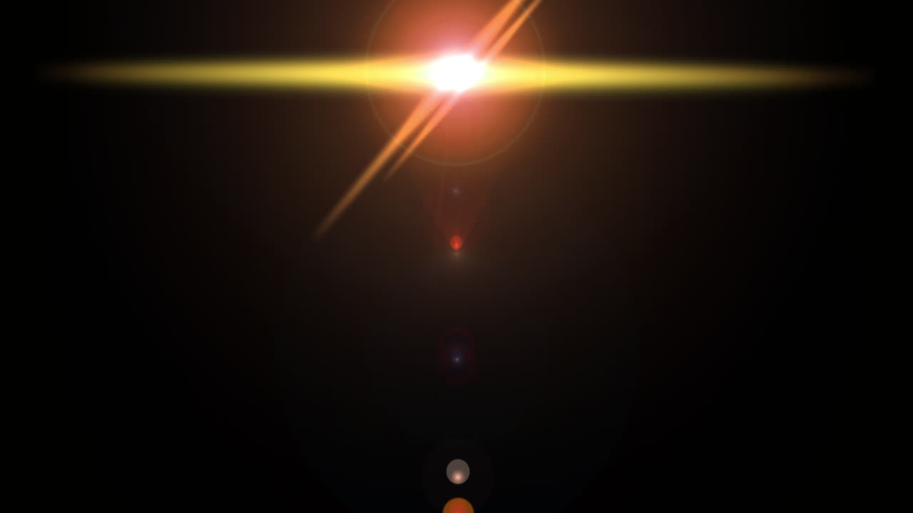 efecto de brillo de la lente abstracta