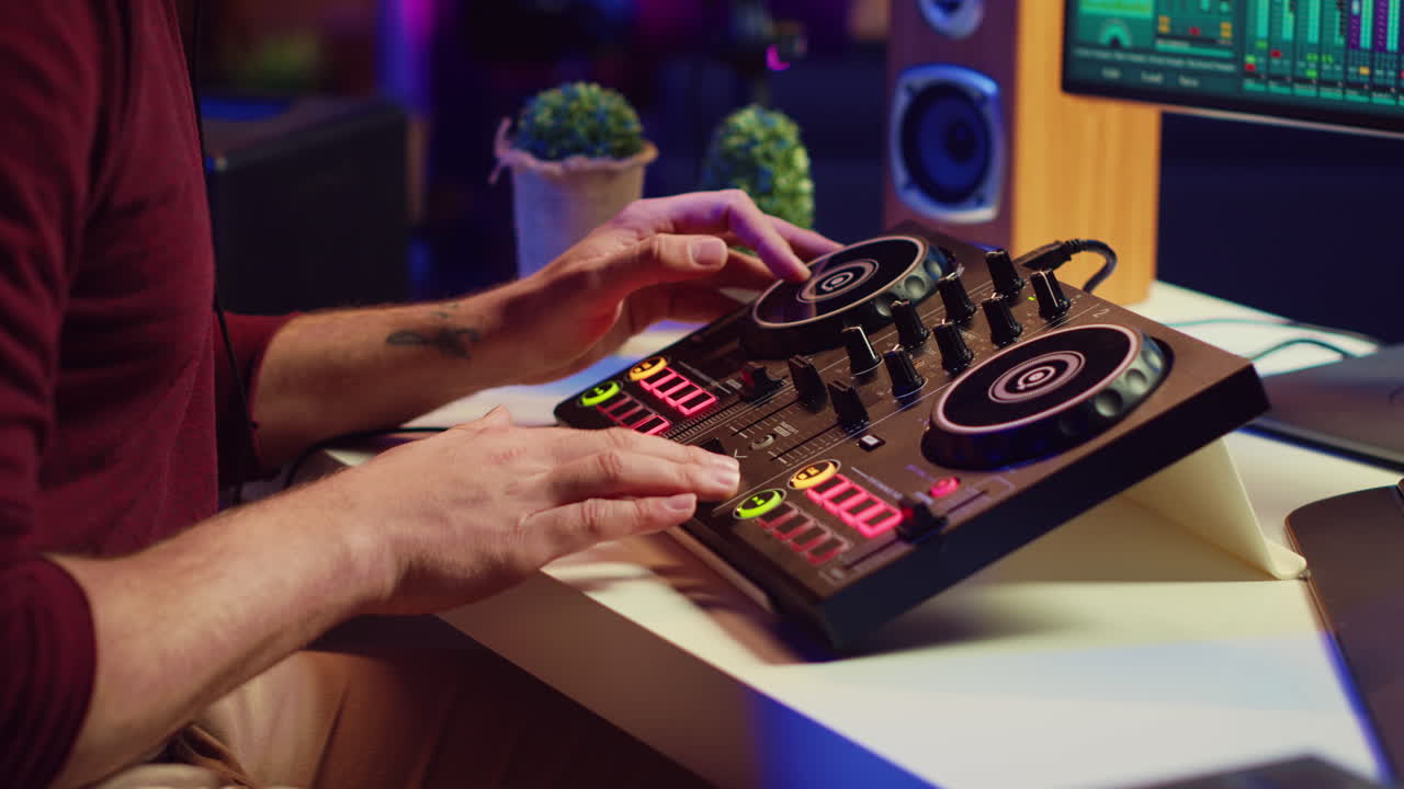 사운드 엔지니어: 전자 오디오 콘솔로 소리를 싱 및 마스터링