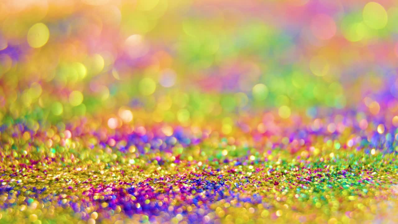 따뜻한 다채로운 다채로운 회전 보케 조명 추상적인 배경