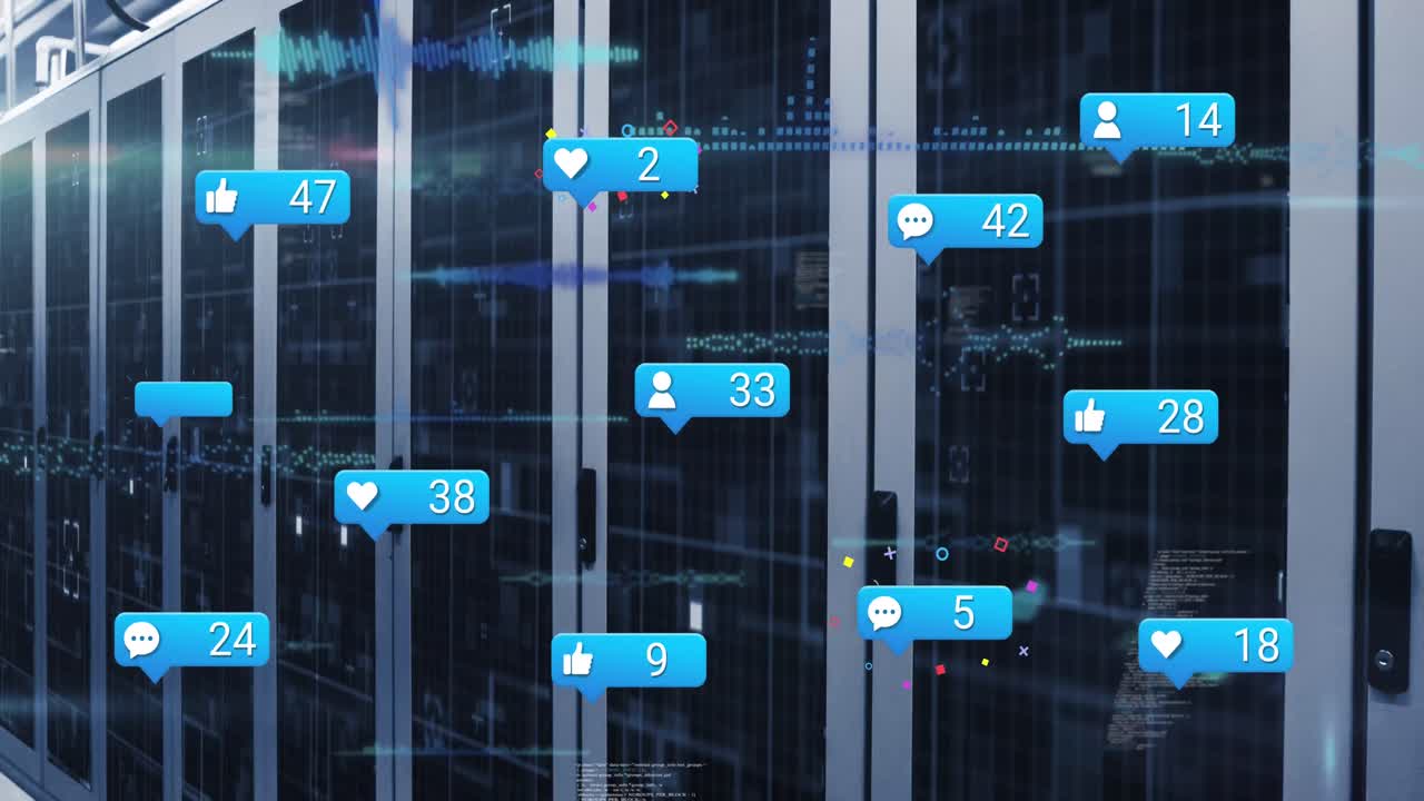 Notifiche sui social media ed elaborazione dati su server informatici
