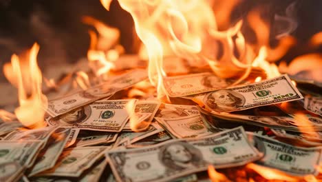 burning money