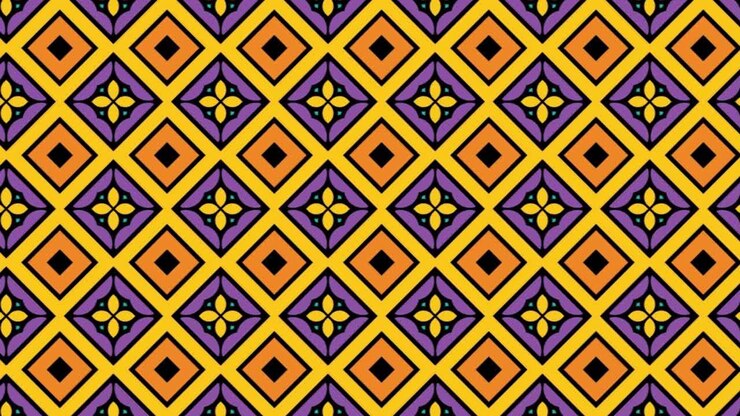 Animazione di un motivo geometrico continuo ripetuto nei colori nero, grigio, blu acqua e bianco