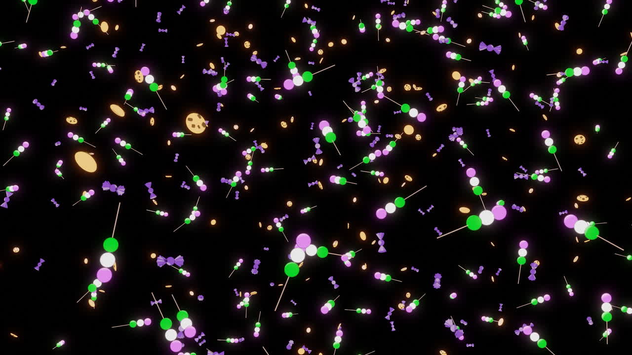 다채로운 사탕 콘페티 배경