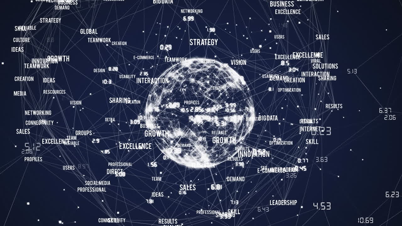 전 세계 비즈니스 텍스트와의 연결 네트워크의 활성화