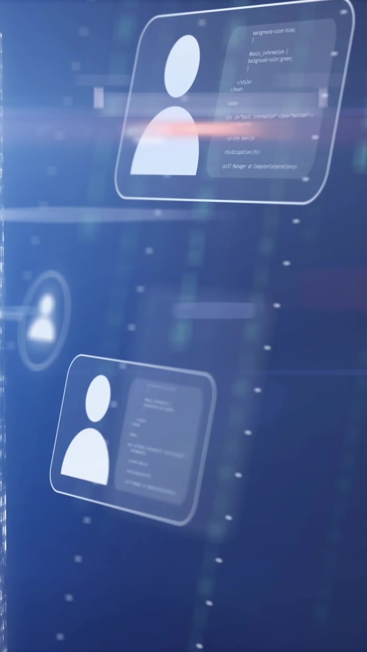 Animation of digital icons and data processing