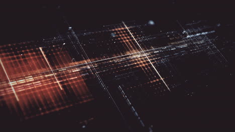futuristic screen display matrix, hi-tech digital data telemetry with encrypted numbers, display dynamic background for computer desktop screen display format