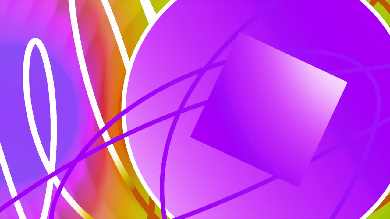 formas geométricas abstractas en colores vibrantes