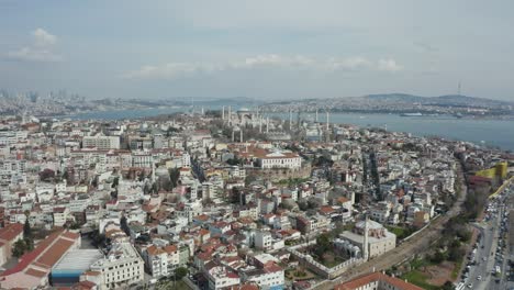 aerial view of istanbul