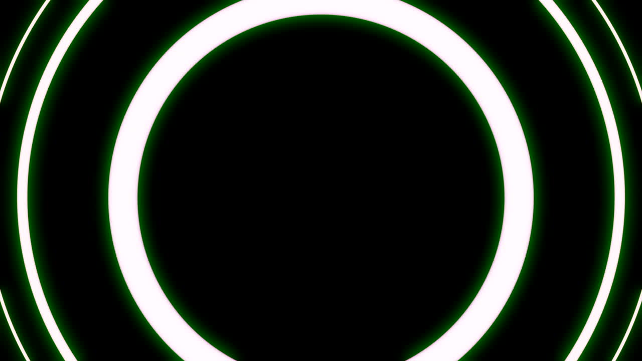 Abstract Neon Circles