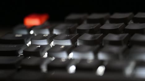 flashing lights on the keychron keyboard