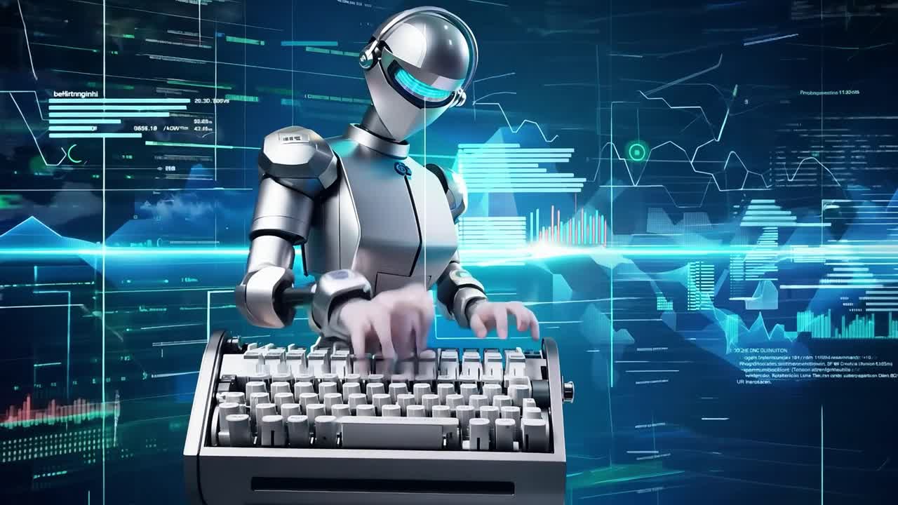 Robot Typing on a Keyboard