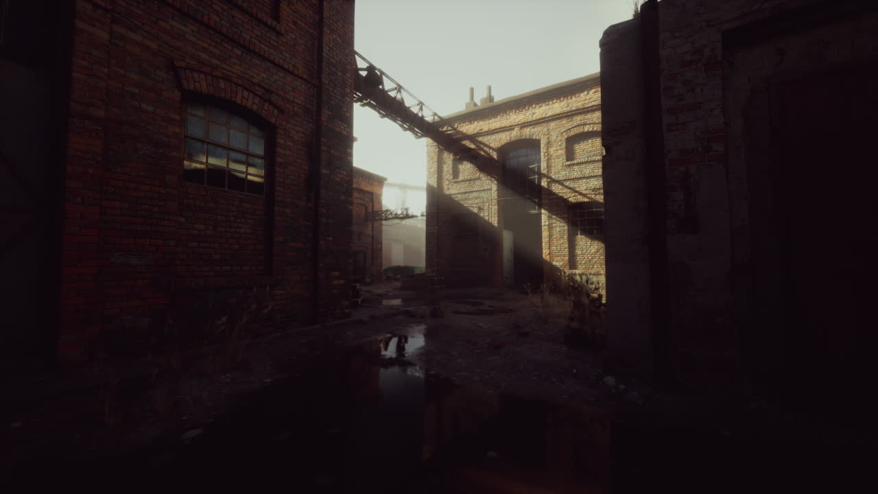 fábrica industrial abandonada