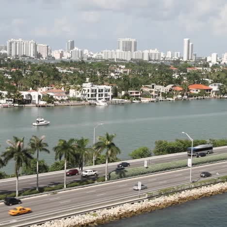 Wide-shot-Miami-Florida-high-rise-apartments-from-the-POV-from-a-cruise-ship-1