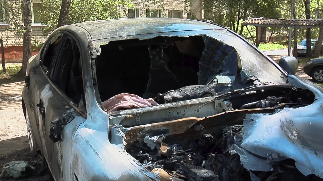 화재 후 자동차