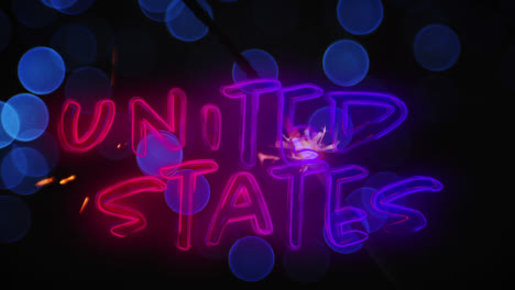 United-States-text-and-a-sparkle-for-fourth-of-July