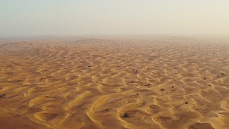vista aérea de las dunas del desierto